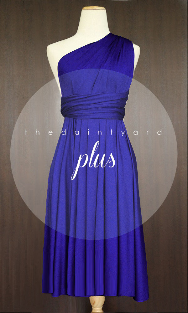 Majestic Purple Short Bridesmaid Dresses